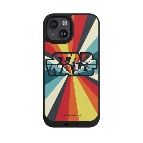 Apple iPhone 15 NIVOpure Retro X-Wing Star Wars Logo