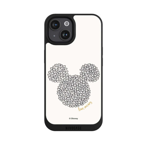 Apple iPhone 15 NIVOpure Micky Black and White