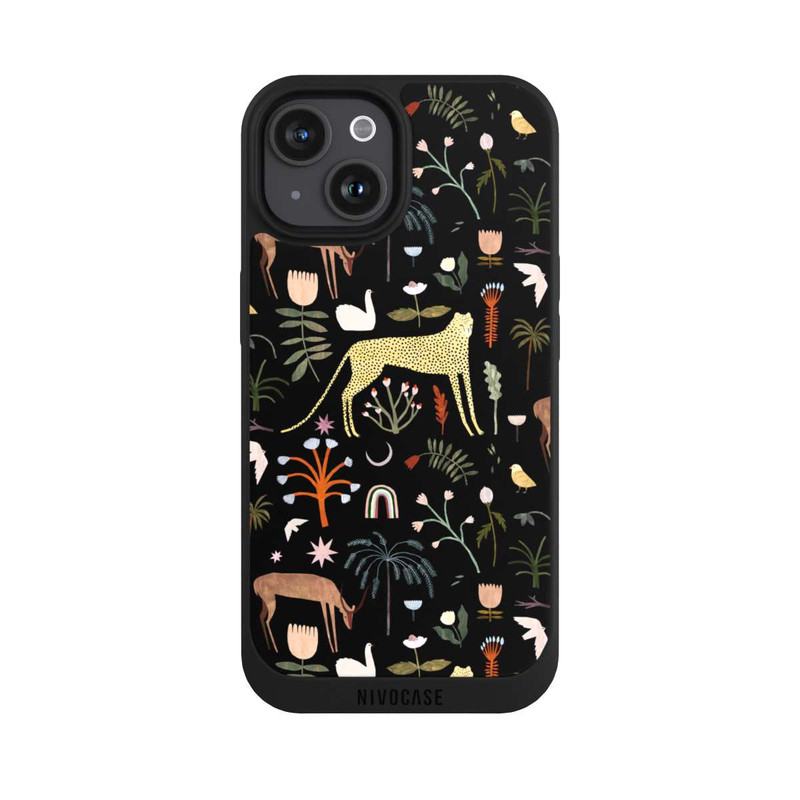 iPhone 15 NIVOpure Wilde Gartenbuchstaben von Léa Le Pivert