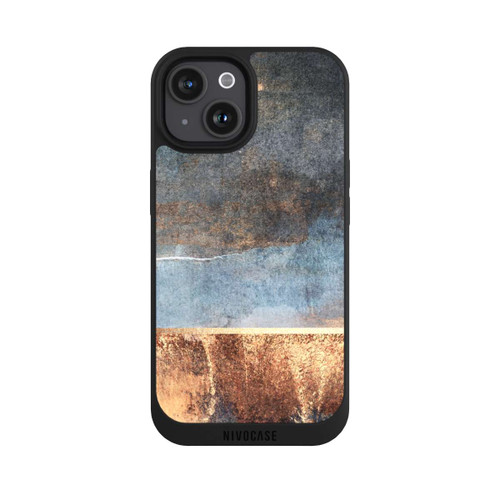 Apple iPhone 15 NIVOpure Storm Gold Print