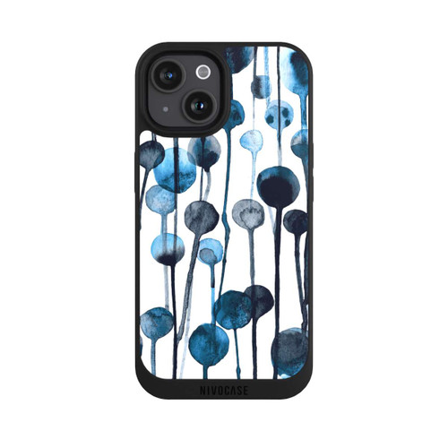 Apple iPhone 15 NIVOpure Dripping Dots Blue