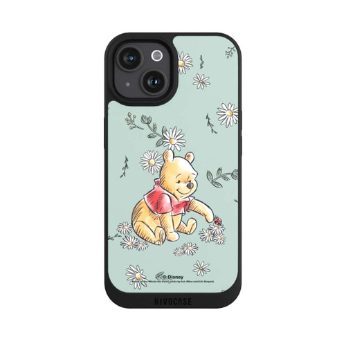 Apple iPhone 15 NIVOpure Winnie Puuh Gänseblümchen und Käfer Liebe