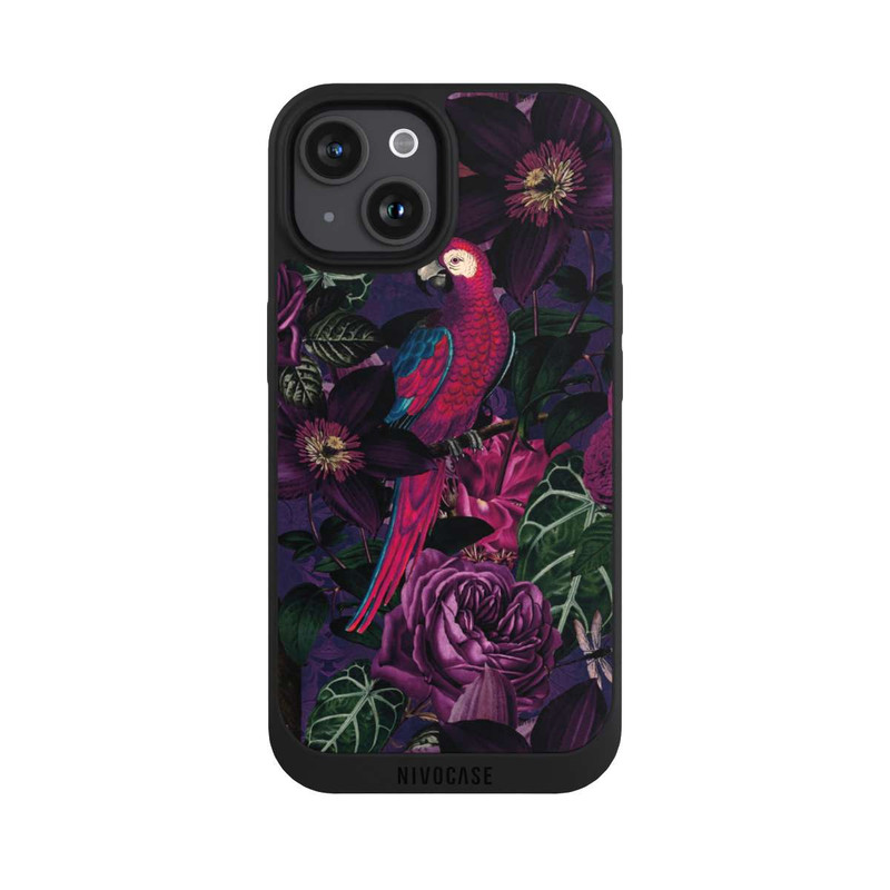 iPhone 15 NIVOpure Oiseau de la jungle sombre