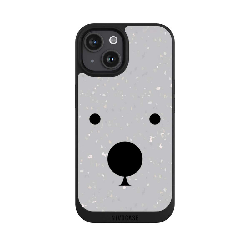 iPhone 15 NIVOpure Gros plan sur l'ours