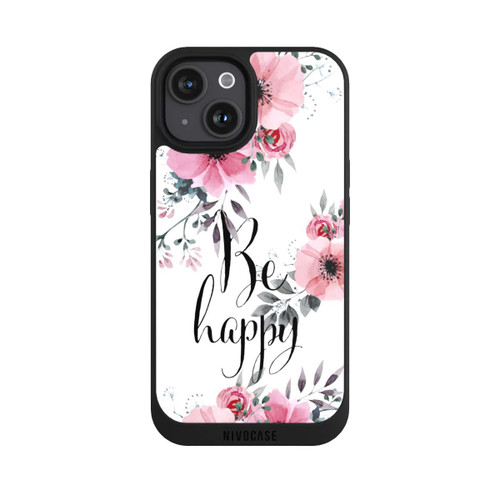 Apple iPhone 15 NIVOpure Be Happy Blumen