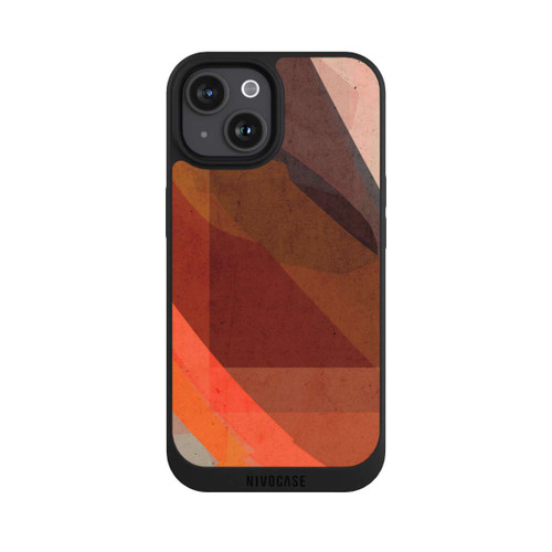 Apple iPhone 15 NIVOpure Welle Rostrot