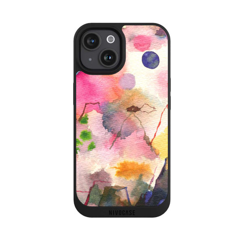 Apple iPhone 15 NIVOpure Aquarell bunte Berge