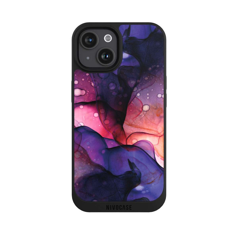 iPhone 15 NIVOpure Art Liquide Violet Rose