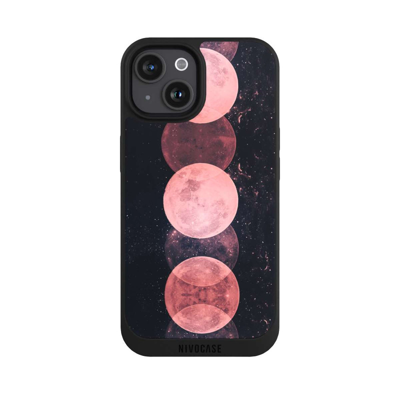 iPhone 15 NIVOpure Phases de la lune rose