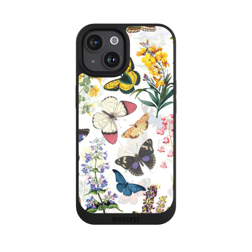 Apple iPhone 15 NIVOpure Field Flowers and Butterflies