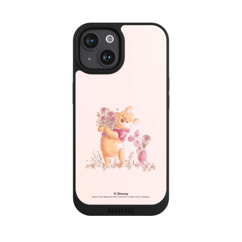 Apple iPhone 15 NIVOpure Winnie Puuh and Ferkel Blumen