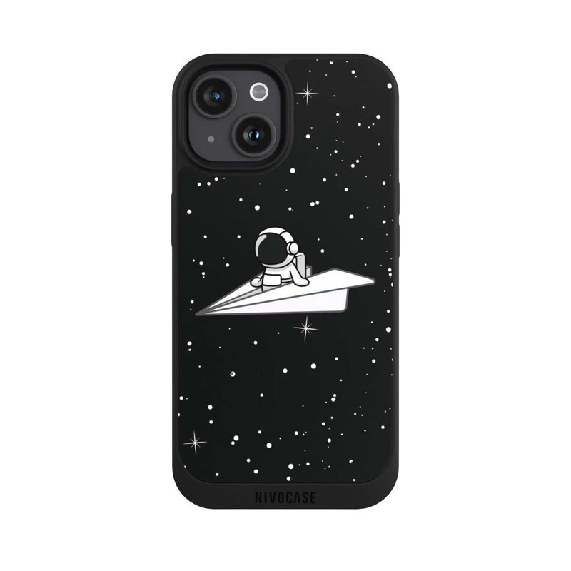 iPhone 15 NIVOpure Astronaut Paper Plane Comic