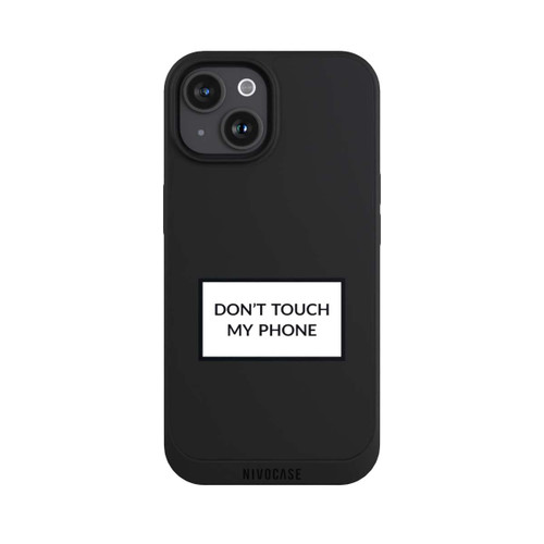 Apple iPhone 15 NIVOpure Do Not Touch My Phone Transparent