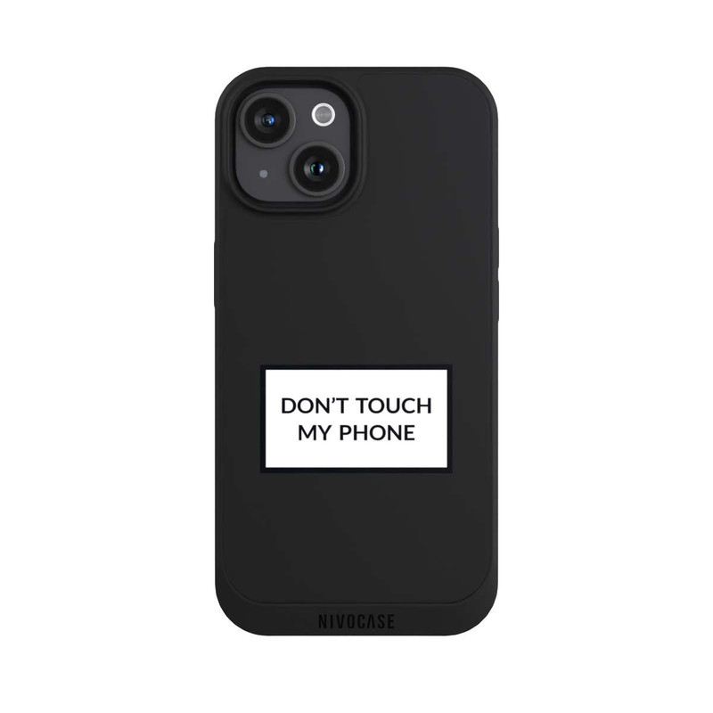 iPhone 15 NIVOpure Do Not Touch My Phone Transparent