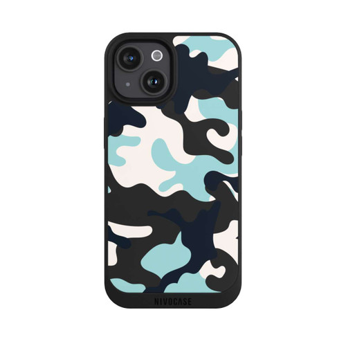 Apple iPhone 15 NIVOpure Blue Camouflage