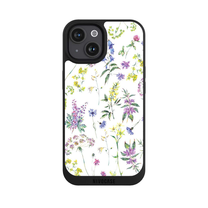 iPhone 15 NIVOpure Wald und Wiesenblumen