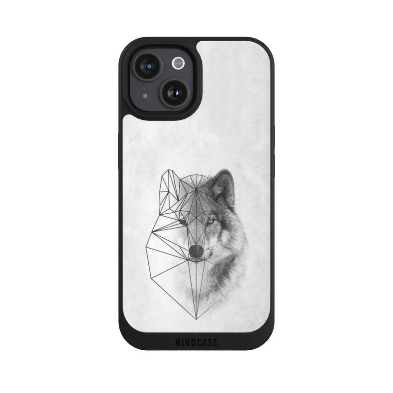 iPhone 15 NIVOpure Loup polygonique