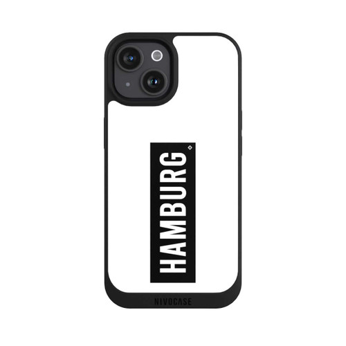 Apple iPhone 15 NIVOpure HSV Hamburg Schwarz Weiss