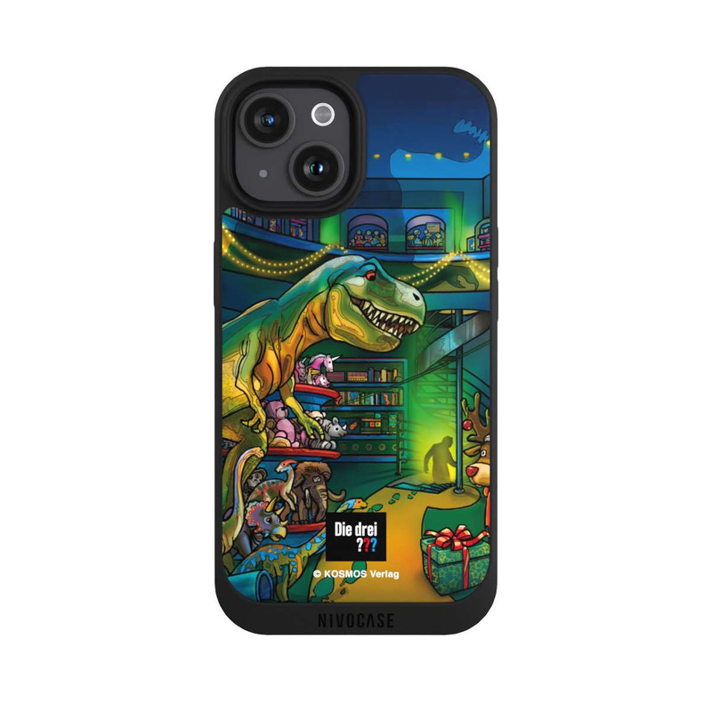 iPhone 15 NIVOpure Die Drei Fragezeichen Dino