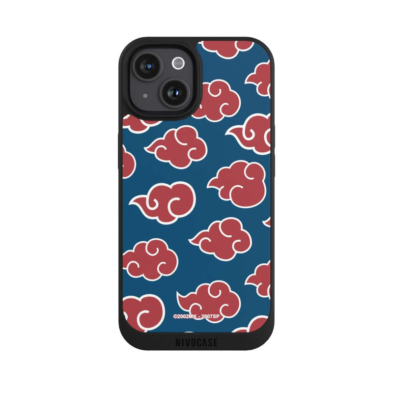 iPhone 15 NIVOpure Akatsuki Pattern Blue