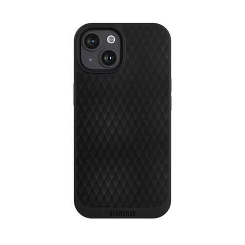Apple iPhone 15 NIVOpure Peau de Serpent Noire