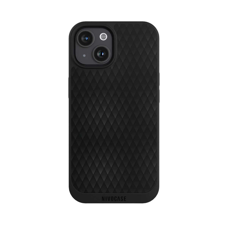 iPhone 15 NIVOpure Schlangenhaut schwarz