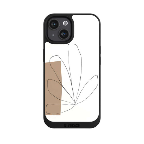 Apple iPhone 15 NIVOpure Blumen und Formen Nr. 2 - Anastasia Sawall