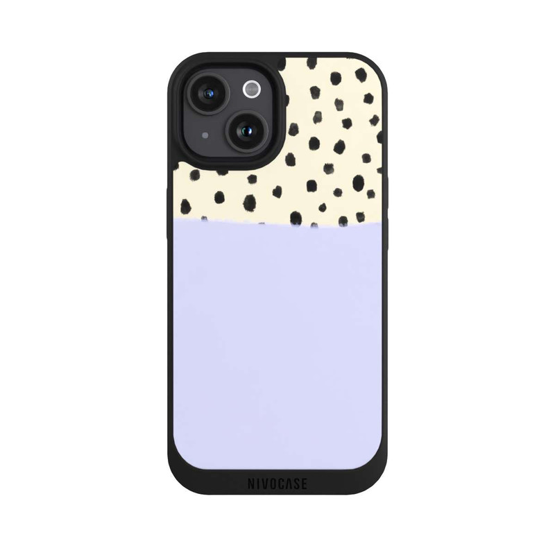 iPhone 15 NIVOpure Tupfen Boho Pastell