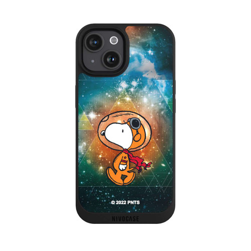 Apple iPhone 15 NIVOpure Snoopy Weltraumreisender Grün