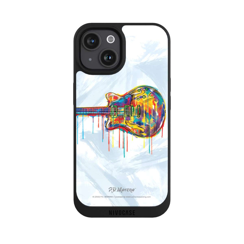 iPhone 15 NIVOpure Electric Guitar Art par P.D. Moreno