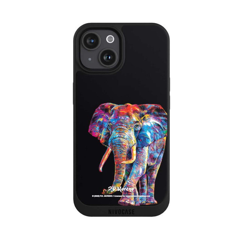 iPhone 15 NIVOpure Elephant Art par P.D. Moreno
