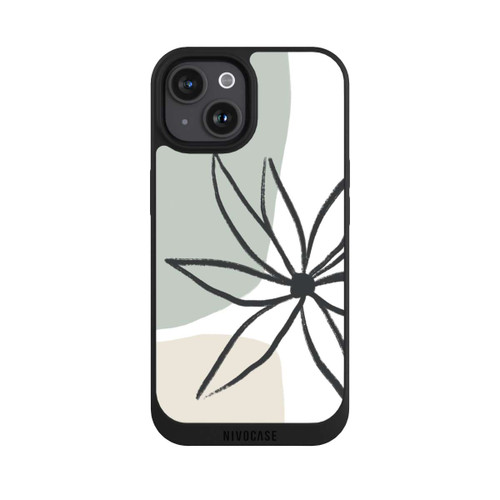Apple iPhone 15 NIVOpure Blume Minze und Sahne