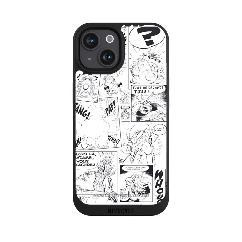 iPhone 15 NIVOpure BD Astérix Blanc & Noir