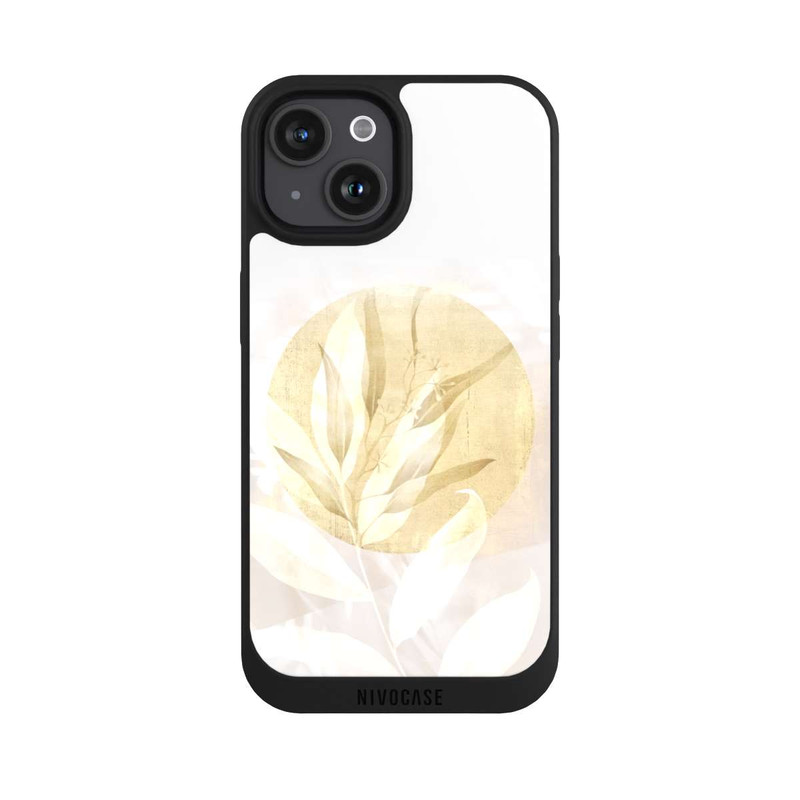 iPhone 15 NIVOpure Fleur Or Art Bohémien