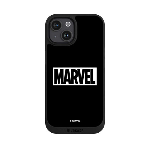 Apple iPhone 15 NIVOpure Marvel Logo Black