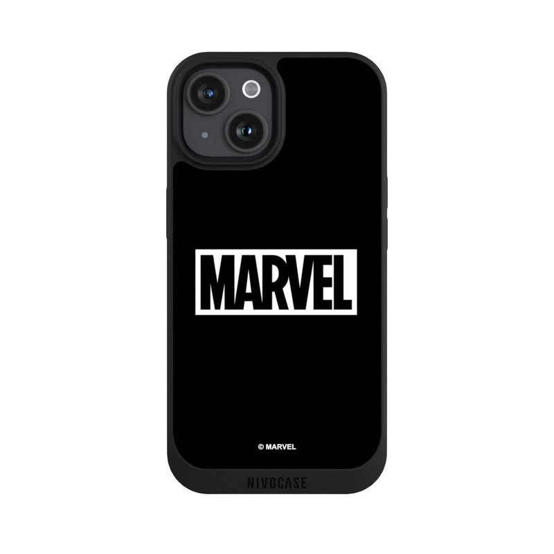 iPhone 15 NIVOpure Marvel Logo Black