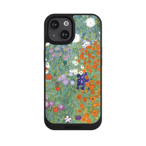 Apple iPhone 15 NIVOpure Jardin en Fleur - Gustav Klimt