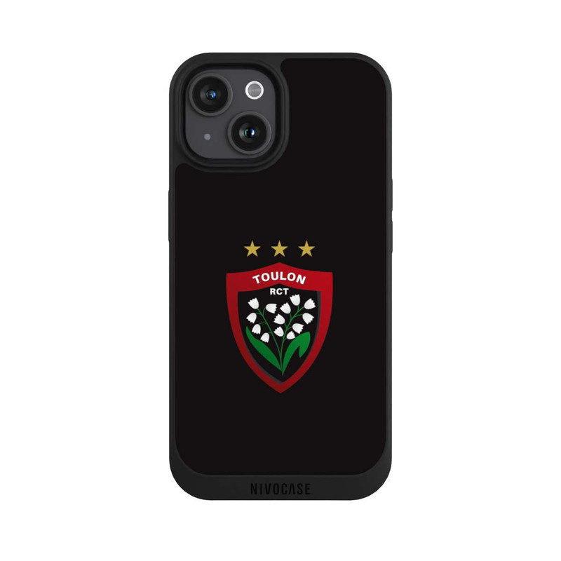 iPhone 15 NIVOpure RC Toulonnais Logo Schwarz