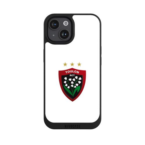 Apple iPhone 15 NIVOpure RC Toulonnais Logo Weiß