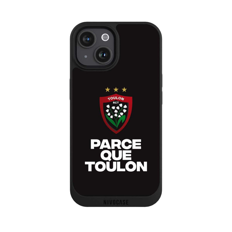 iPhone 15 NIVOpure Parce Que Toulon Noir
