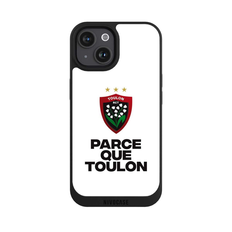 iPhone 15 NIVOpure Parce Que Toulon Blanc