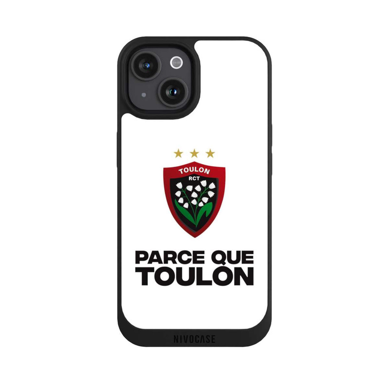 iPhone 15 NIVOpure RC Toulonnais Blanc