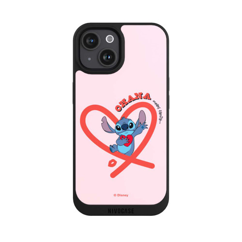 Apple iPhone 15 NIVOpure Stitch Ohana Pink Heart