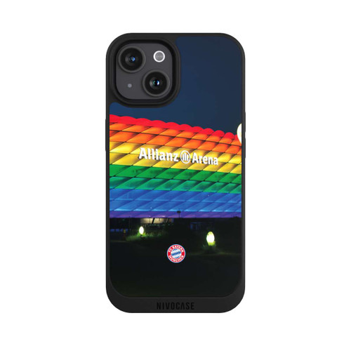 Apple iPhone 15 NIVOpure Allianz Arena Regenbogen