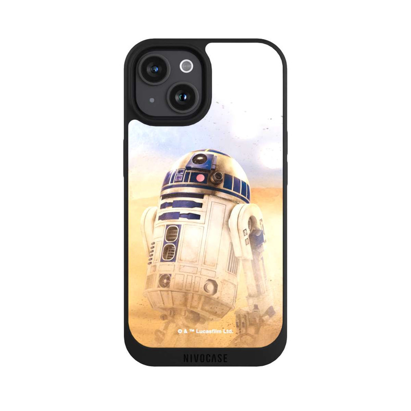 iPhone 15 NIVOpure R2D2 in der Wüste