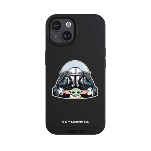 Apple iPhone 15 NIVOpure Mando und Grogu Transparent