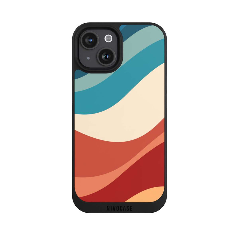 iPhone 15 NIVOpure Vagues de couleur