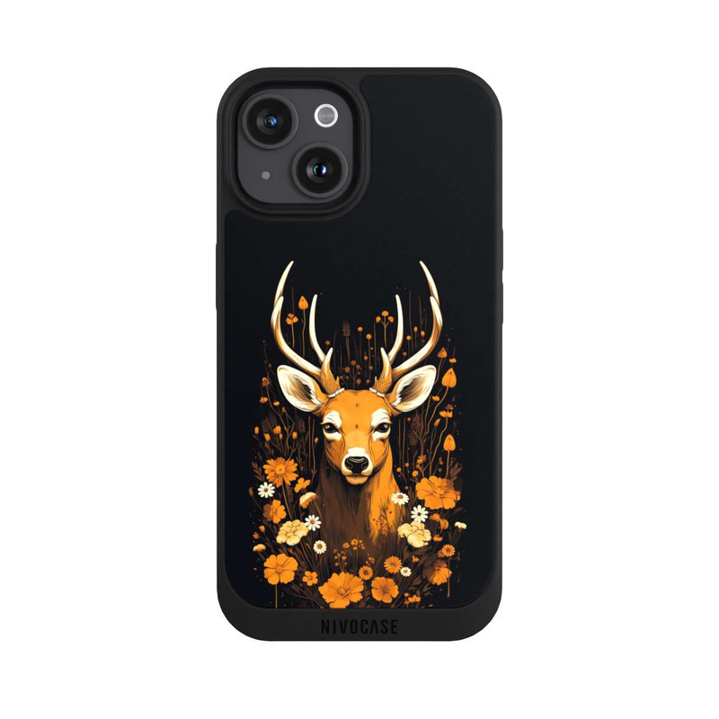 iPhone 15 NIVOpure Fleurs de cerf Grandes