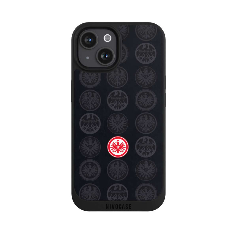 iPhone 15 NIVOpure Eintracht Frankfurt Logo Pattern