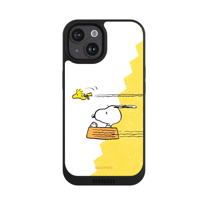 iPhone 15 NIVOpure Snoopy avec Woodstock